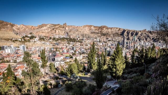 Foto panorámica de Achumani